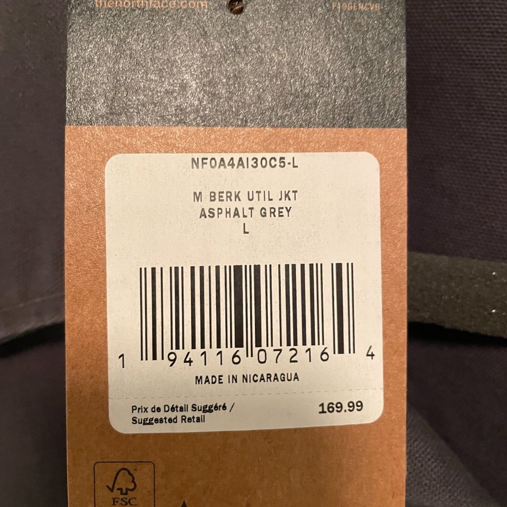 The North Face Men's Outerlands Jacket / Large Size - Picture 4 of 5